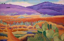 Painting by Ramona Stites